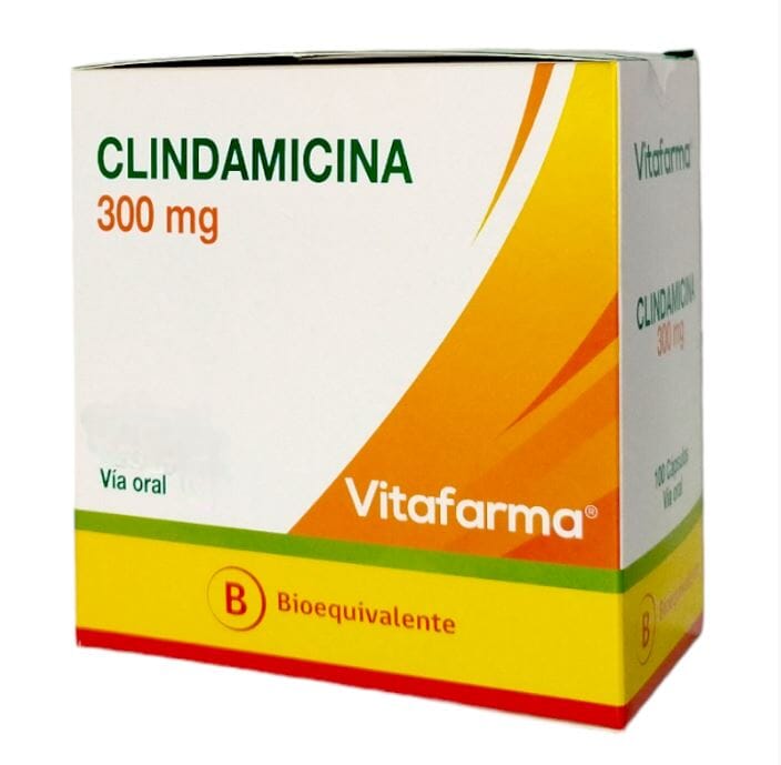 Clindamicina 300 mg x 16 cápsulas Vitafarma